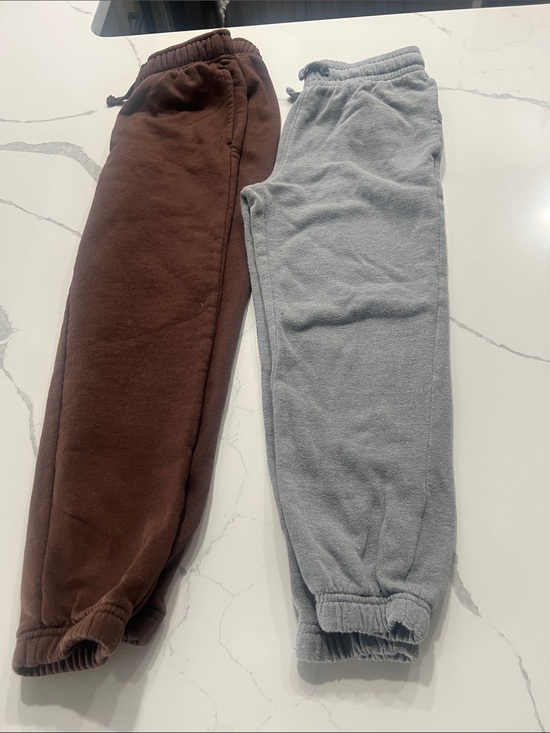 Other - Kids Cozy Jogger Pants - Brown and Gray​